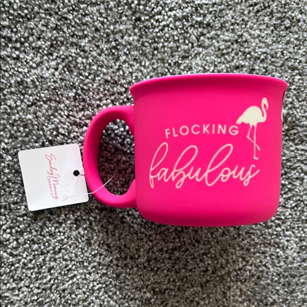 Simply Southern Pink Flamingo Mug